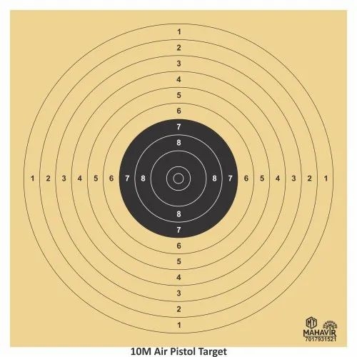 10 Meter Air Rifle Target Printable