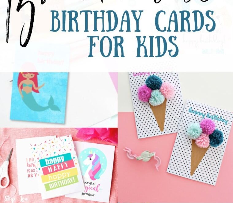 10 The Best Free Printable Birthday Cards For Kids