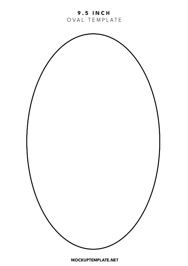 12 Best Free Printable Oval Templates PDF Word 