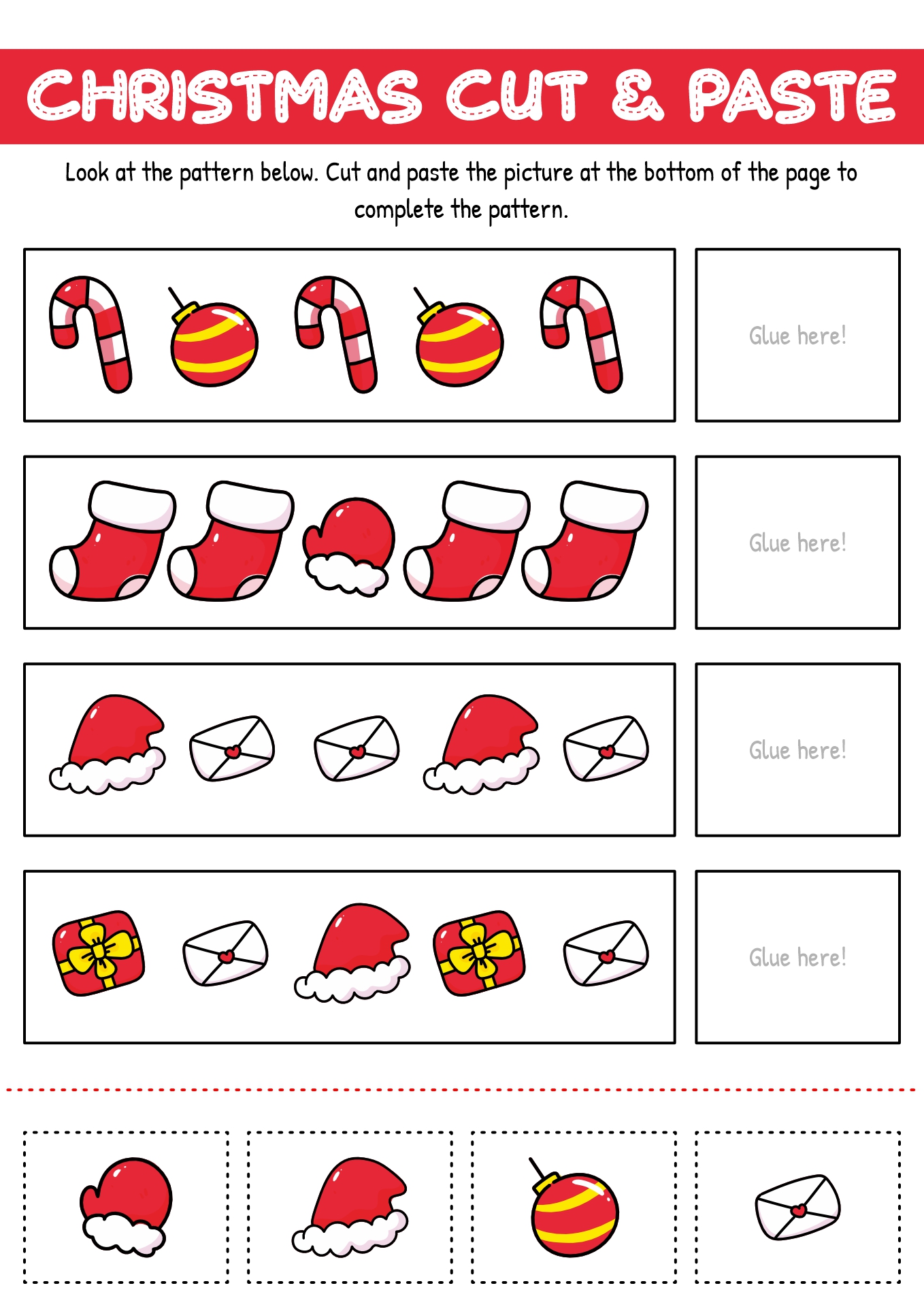 13 Best Images Of Christmas Cutting Worksheets Preschool Cutting 