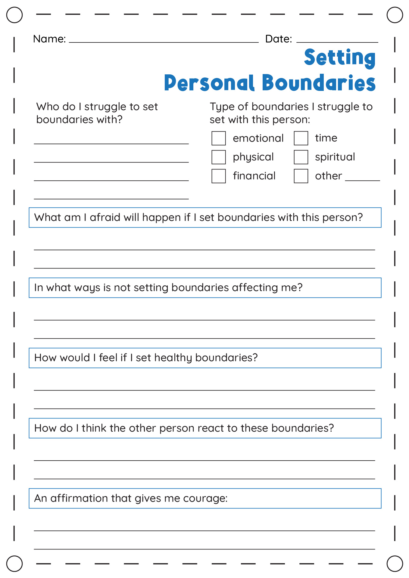 13 Healthy Relationship Boundaries Worksheets Free PDF At Worksheeto