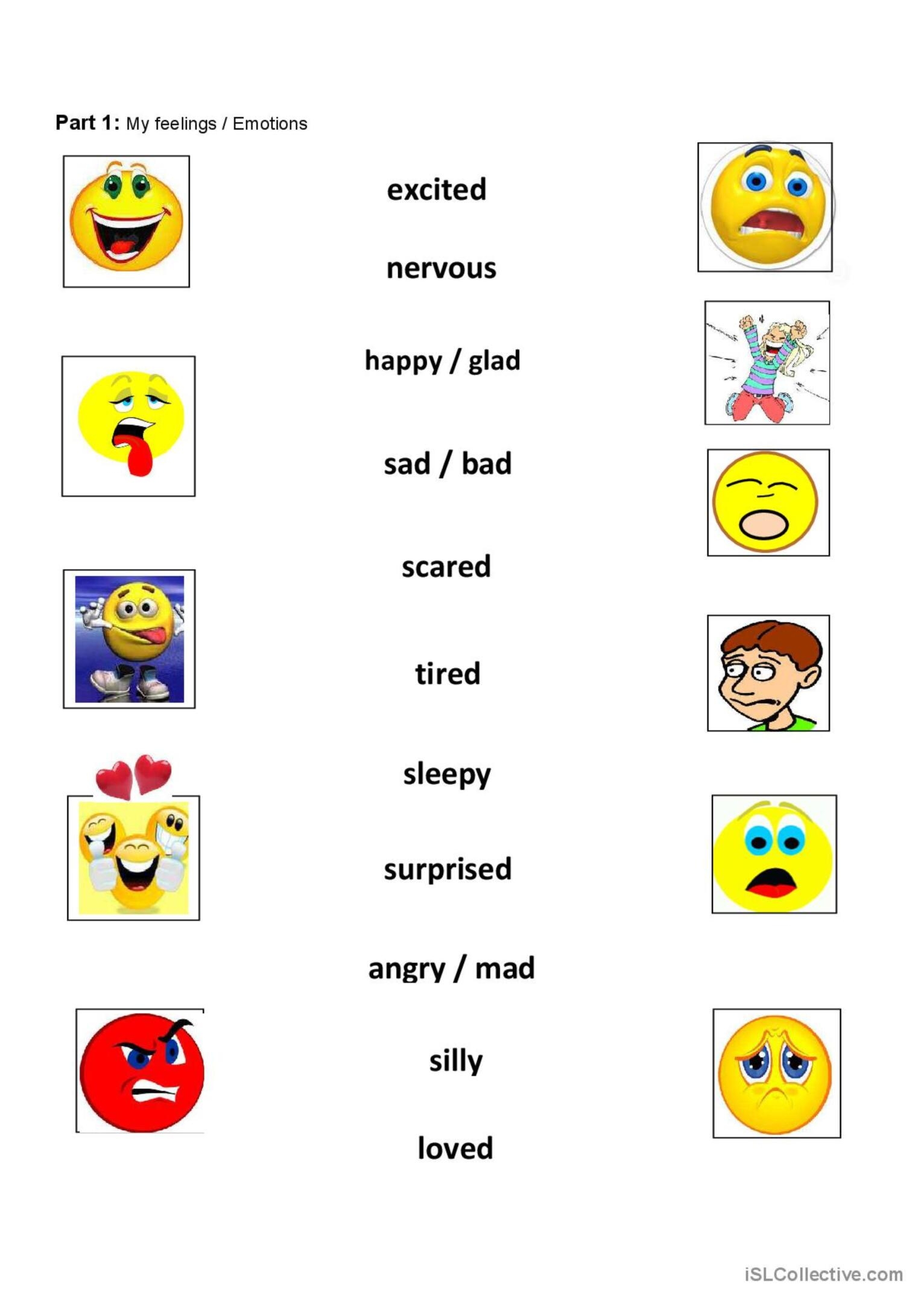 13 Printable Worksheets Feelings And Emotions Worksheeto Bilarasa