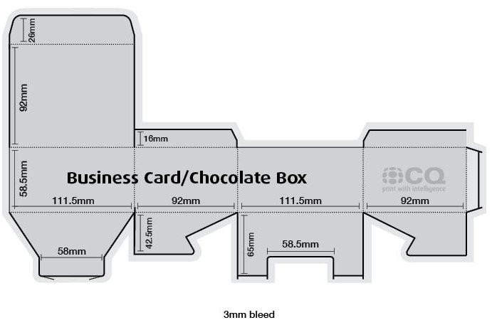 Printable Business Card Holder Template