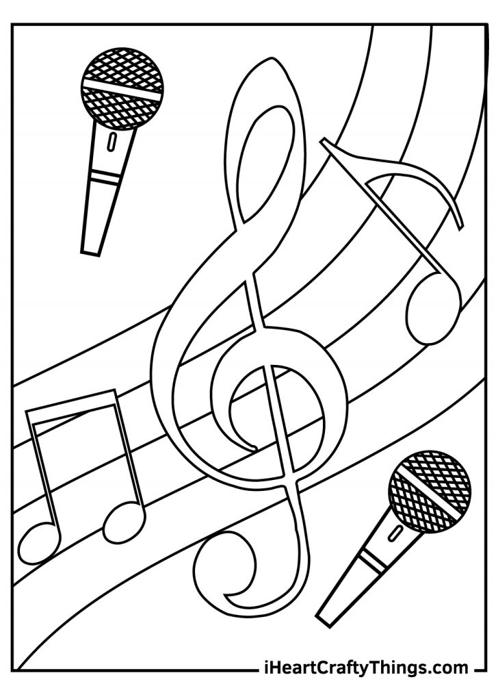 15 Music Coloring Pages 100 Free Printables 