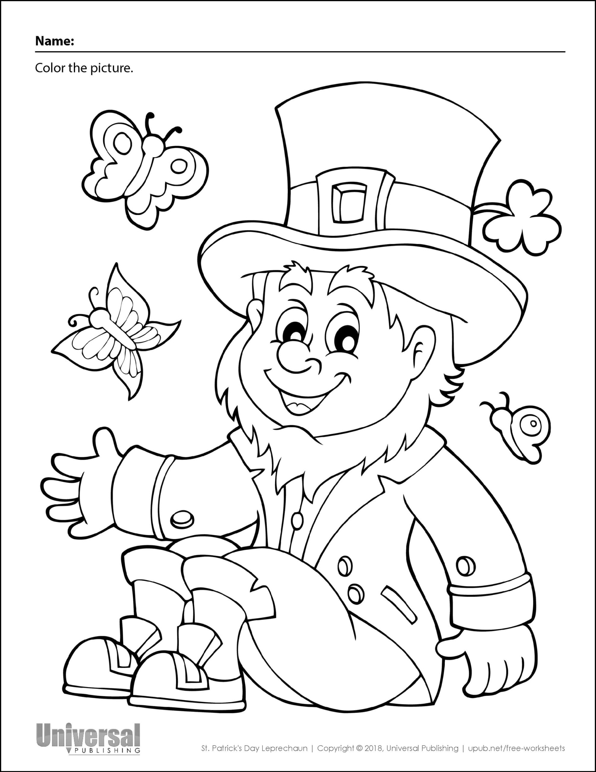 15 Printable St Patrick 39 s Day Coloring Pages For Adults Kids 