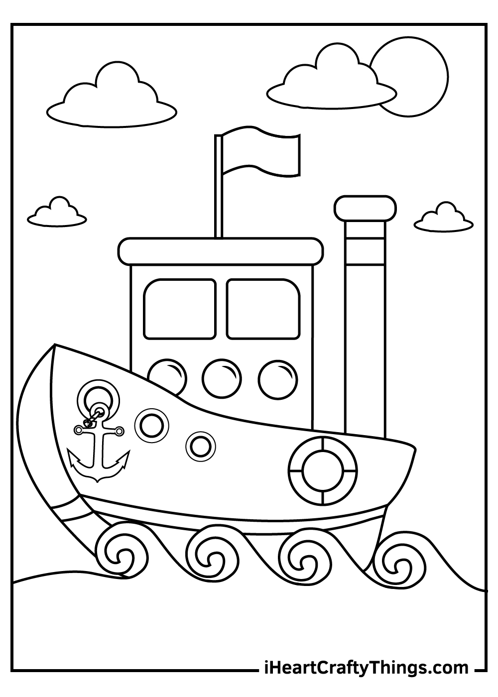 15 Ships And Boats Coloring Pages 100 Free Printables 