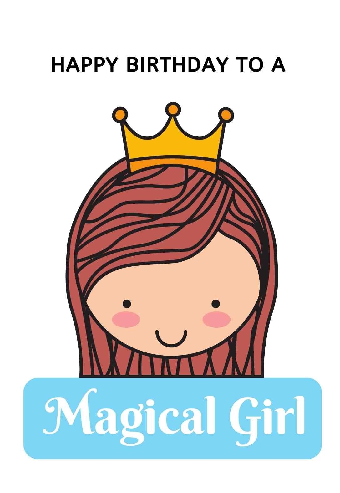 16 Adorable Princess Printable Birthday Cards free PRINTBIRTHDAY CARDS
