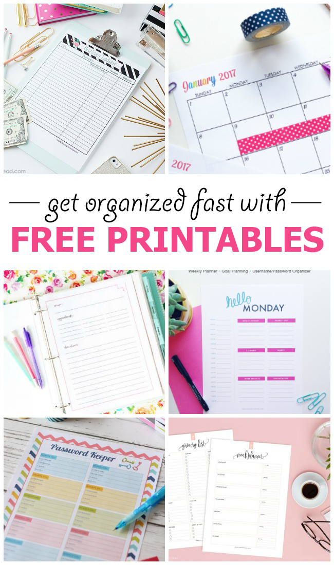 18 Gorgeous Free Printables To Get Your Life Organized In 2025 Kids 