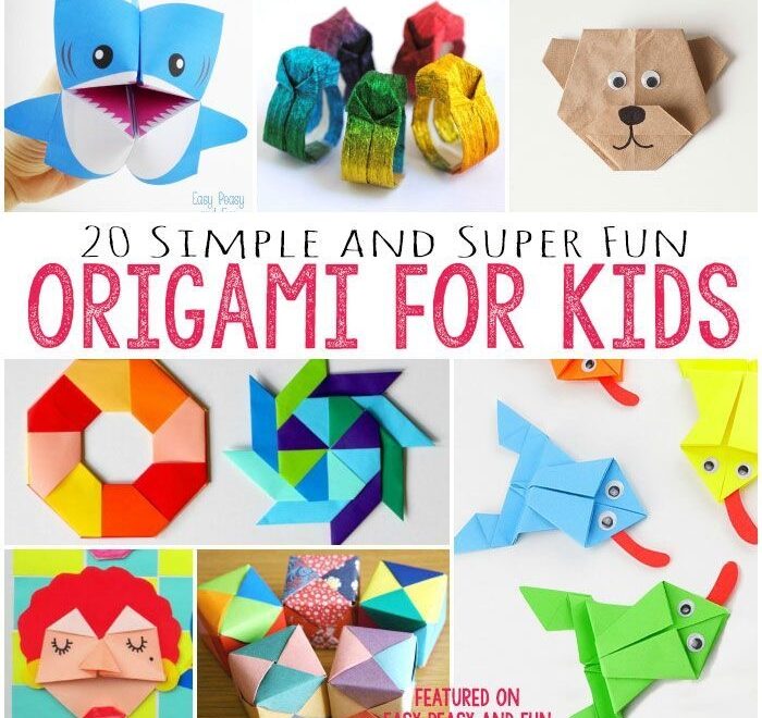 20 Cute And Easy Origami For Kids Origami Easy Easy Origami For