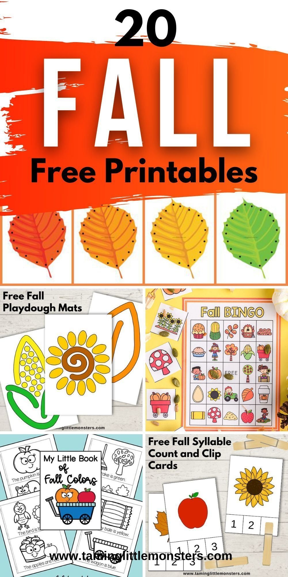 20 Fall Free Printables For Kids Artofit