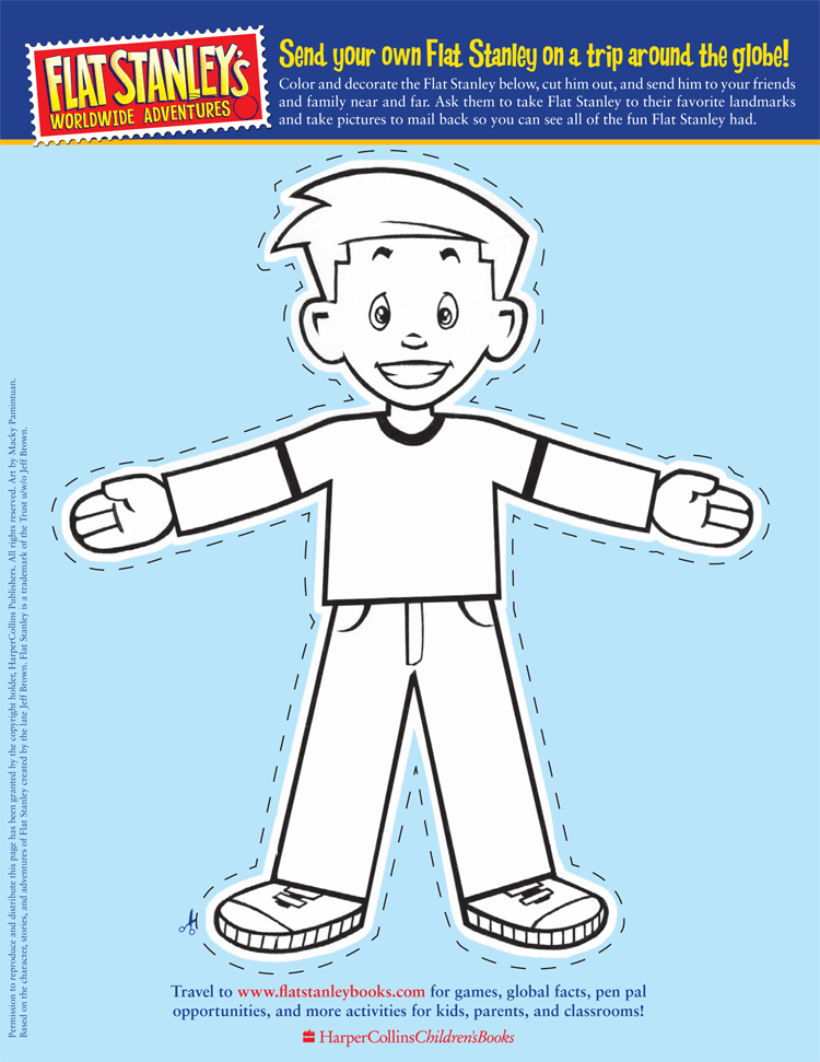 20 FREE Printable Flat Stanley Templates Letters
