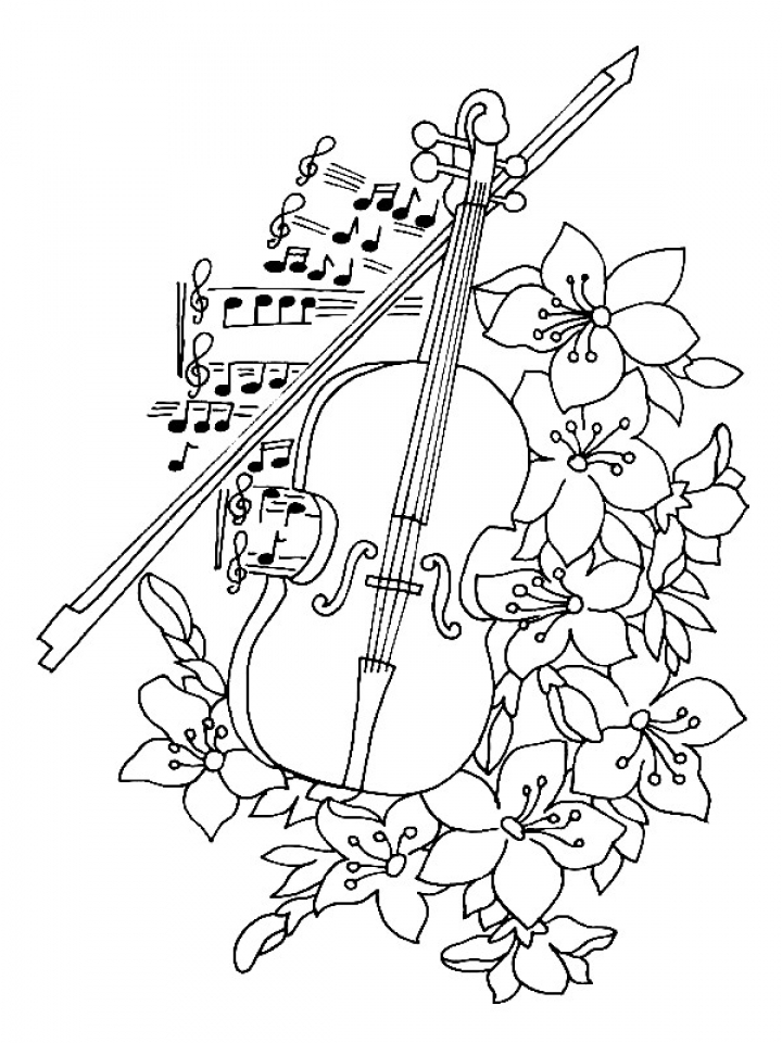 20 Free Printable Music Coloring Pages EverFreeColoring