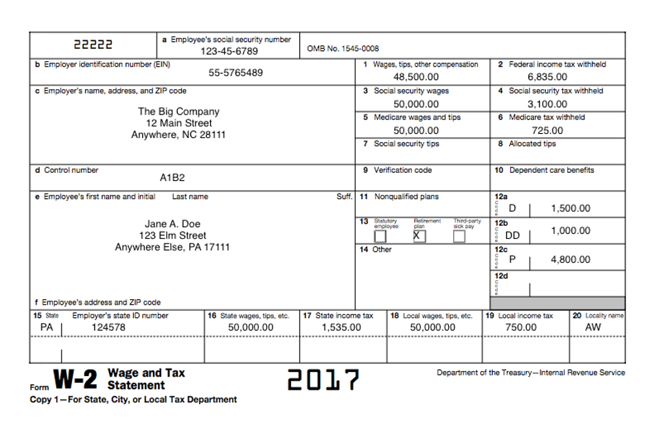2025 W 2 Form Printable Abby Little