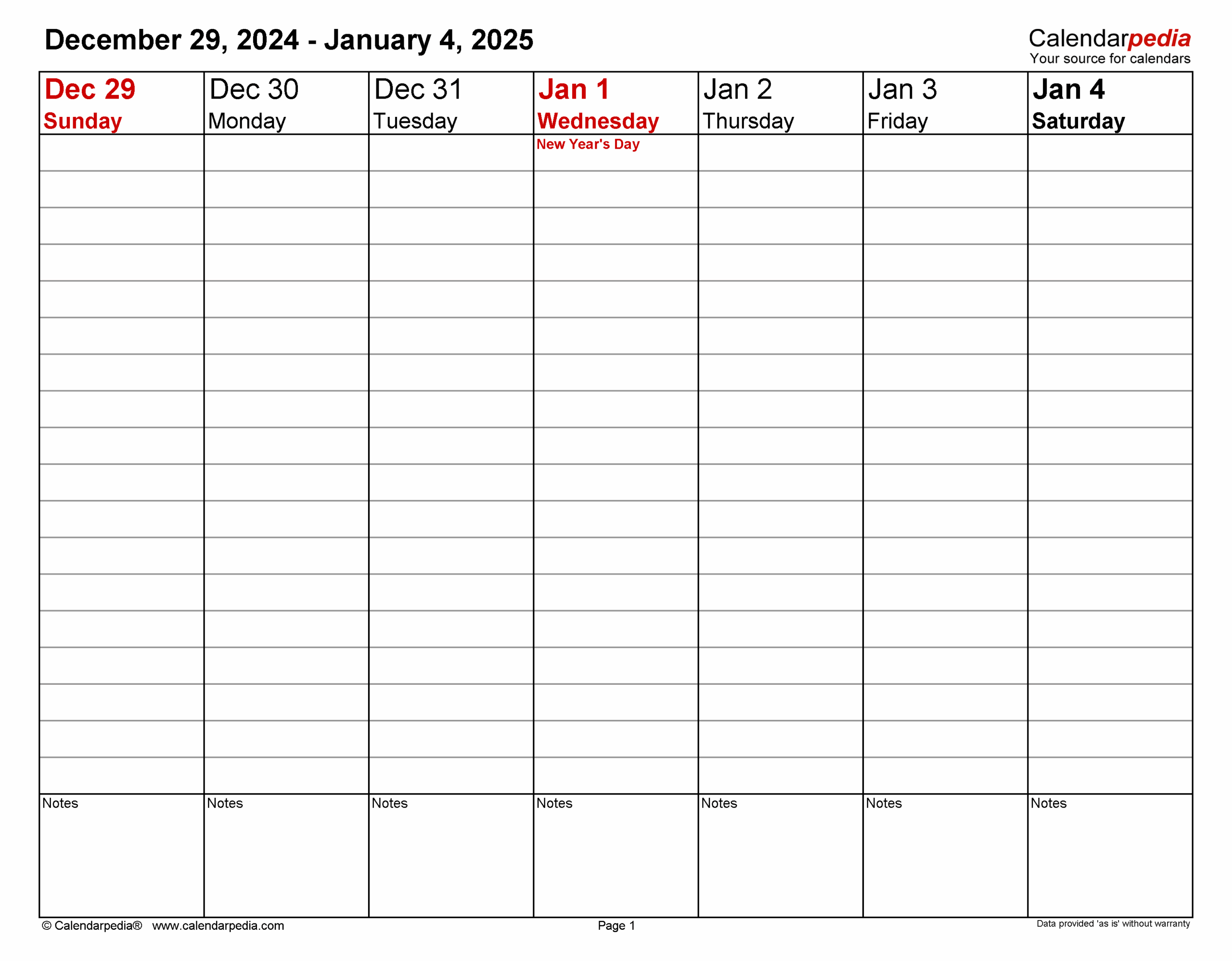 2025 Weekly Calendar A Comprehensive Guide To Planning Your Year 