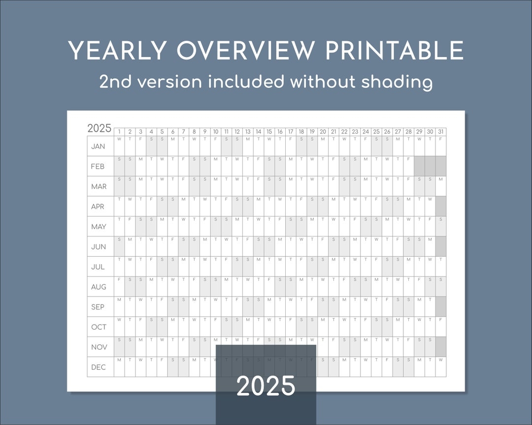 2025 Year In Review Printable