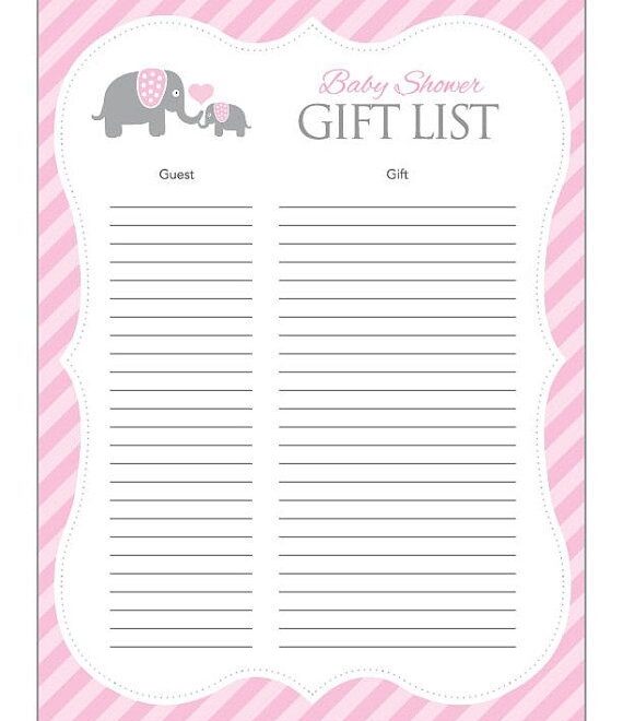 24 Helpful Baby Shower Checklists KittyBabyLove