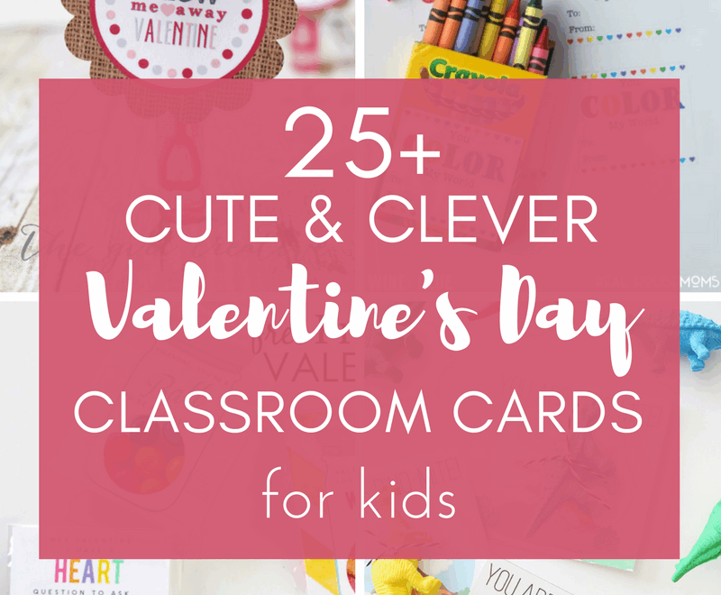 25 Clever Cute Valentine Cards For Classmates Free Printables