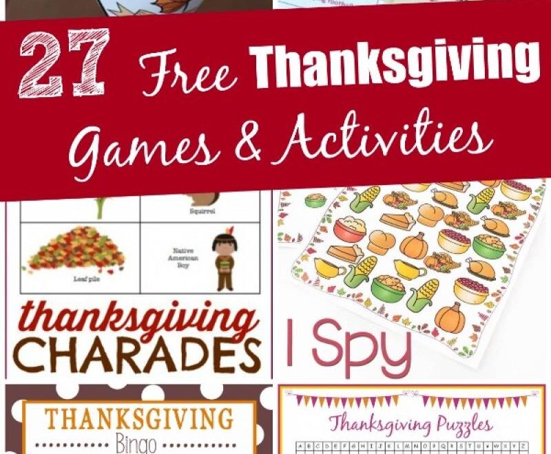 27 Free Printable Thanksgiving Games For Adults Kids Edventures