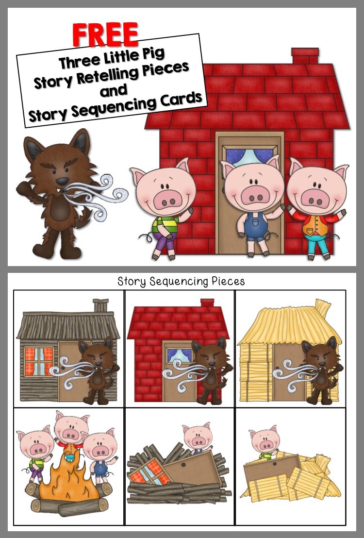 3 Little Pigs Story Printable Printable New Year Banners