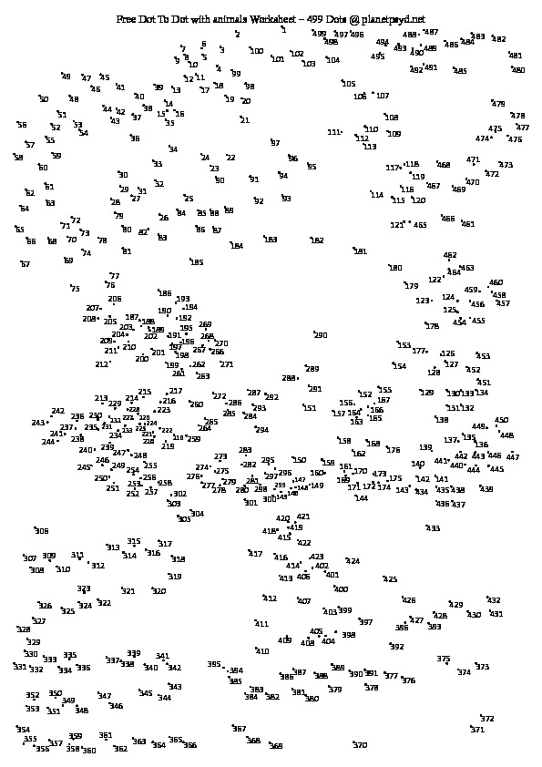 300 Dot To Dot Printable DottoDotPrintables