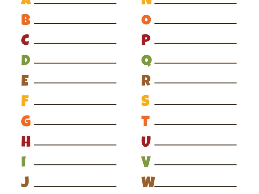 39 I Am Thankful For 39 Printables 10 Unique Worksheets Printabulls