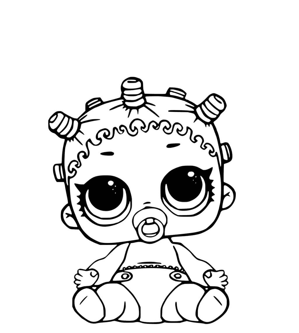40 Free Printable LOL Surprise Dolls Coloring Pages