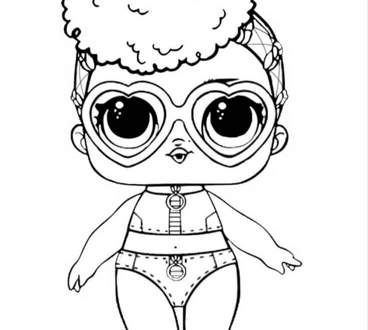 40 Free Printable LOL Surprise Dolls Coloring Pages