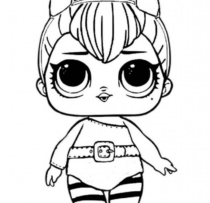 40 Free Printable LOL Surprise Dolls Coloring Pages