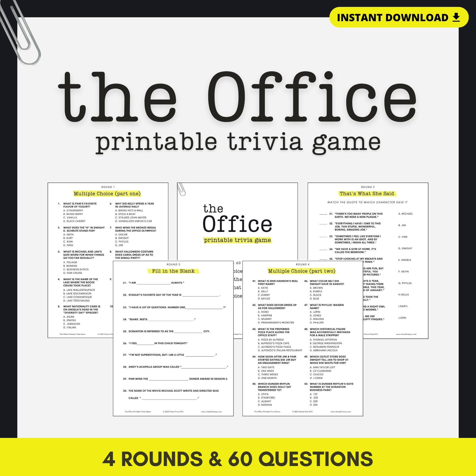 40 Questions Game