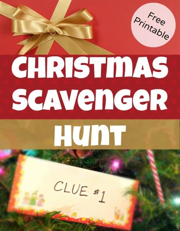 46 Printable Christmas Scavenger Hunt Clues