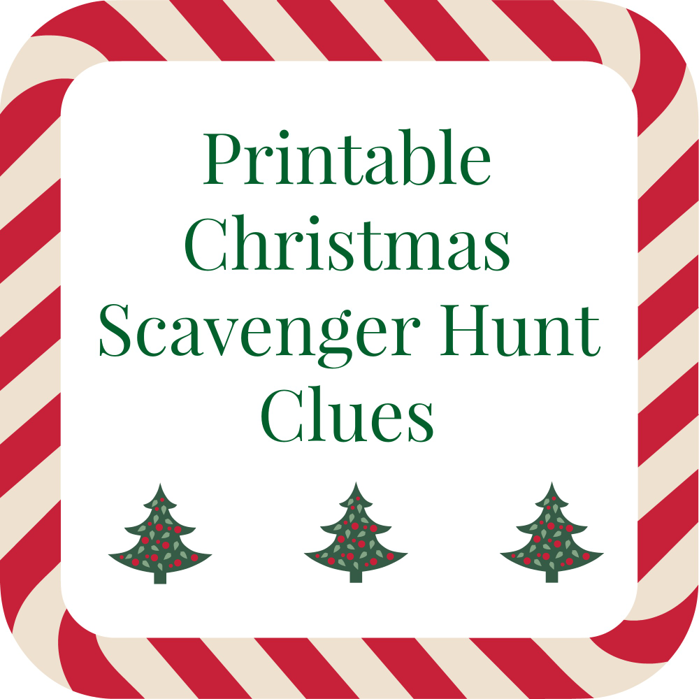 46 Printable Christmas Scavenger Hunt Clues Printable Templates