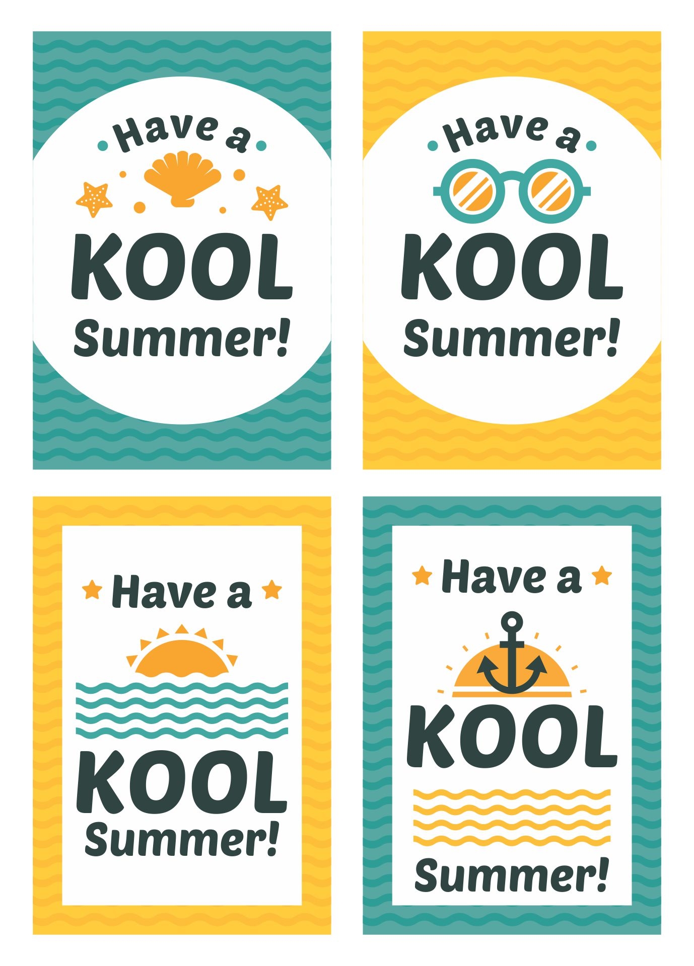 Have A Kool Summer Printable