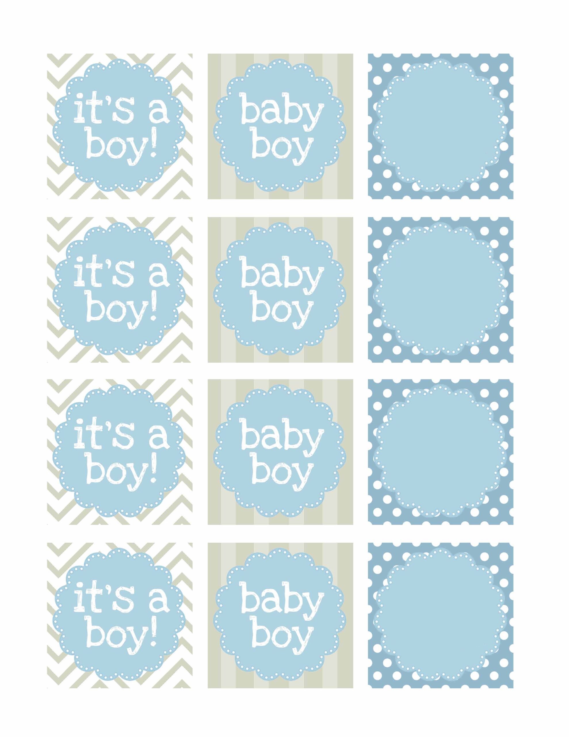 Free Printable Baby Shower Gift Tags