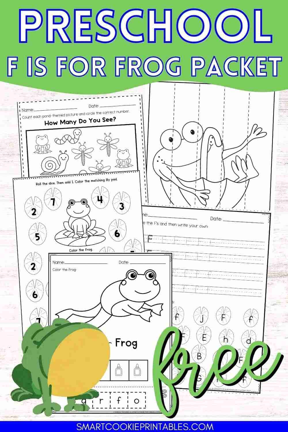 5 Free Preschool Frog Printables Smart Cookie Printables