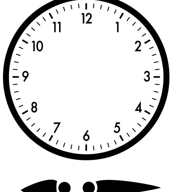 5 Free Printable Clock Faces PDF ESL Vault