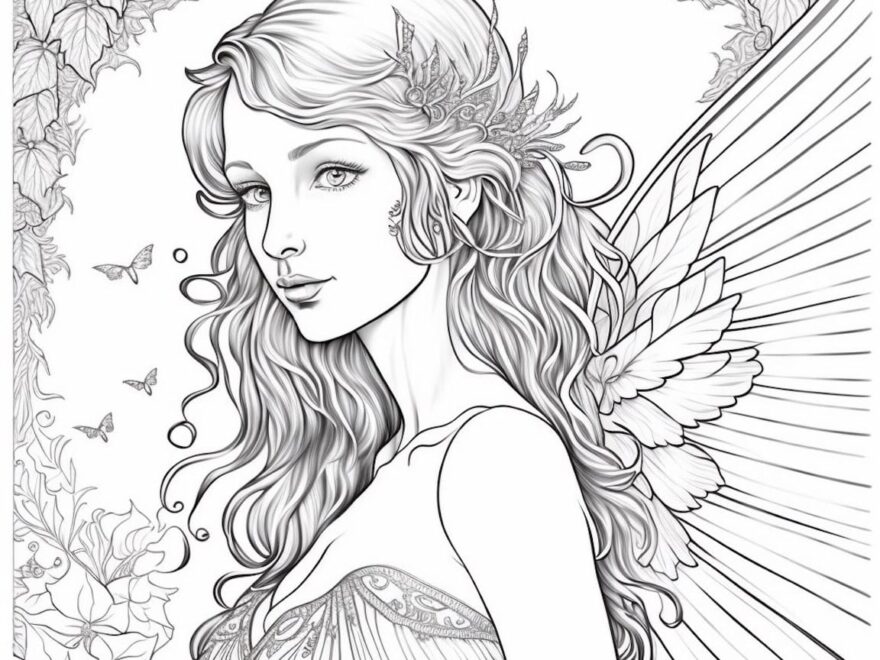 50 Fascinating Fairy Coloring Pages Free Printable Our Mindful Life