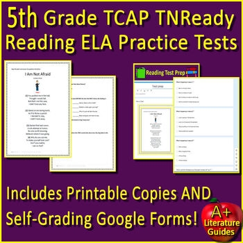 5th Grade TCAP TNReady ELA Reading Practice Tests Printable And 