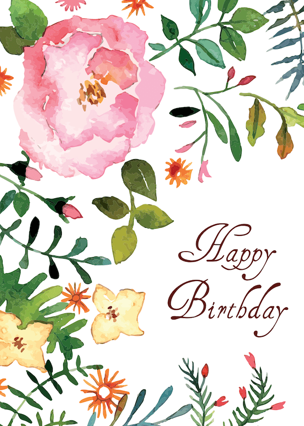 5x7 Card Happy B day Homie B day Card Pdf Instant Download Birthday Pdf 
