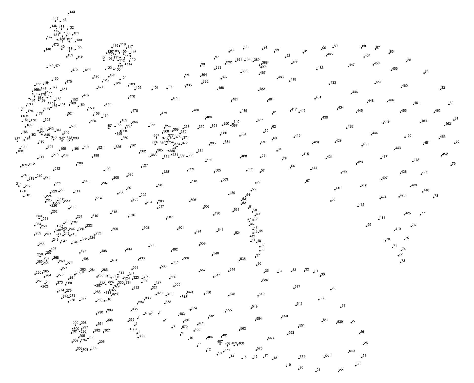 Extreme Dot To Dot Printables 500 Dots