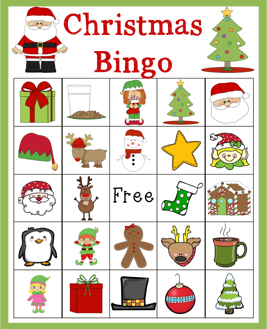 6 Best Printable Christmas Bingo Card 20 Printablee