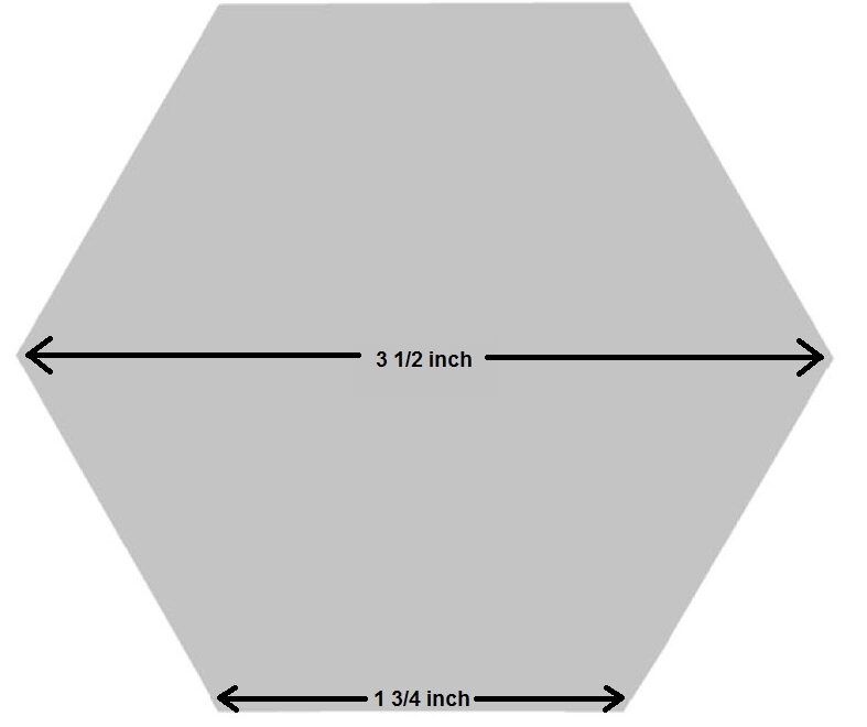6 Printable Hexagon Template