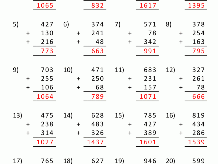7th Grade Math Worksheets Free Printable With Answers Peggy Worksheets