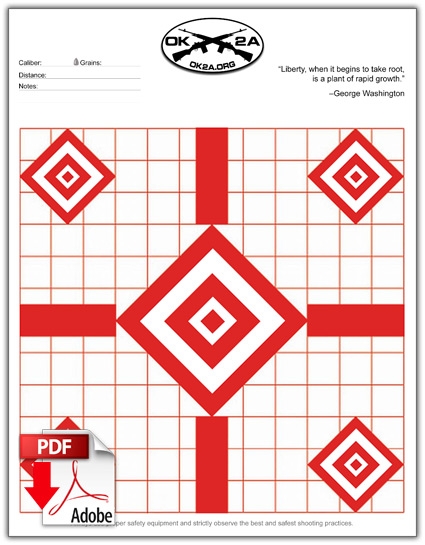 Free Printable Rifle Targets 8.5X 11