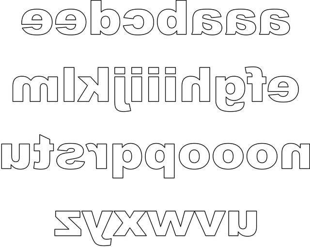 Free Printable Lowercase Block Letters