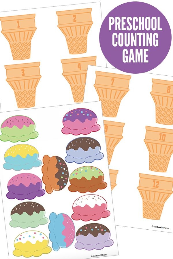 A Fun Free Printable Preschool Counting Game That Invites Preschoolers 