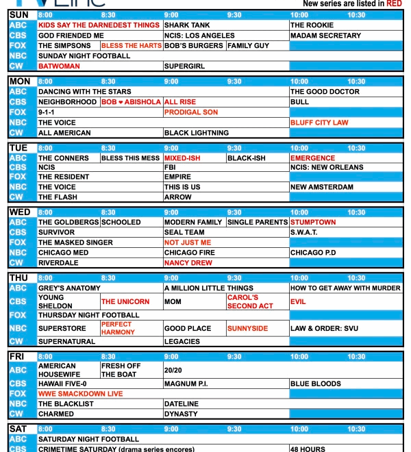 Abc Fall Schedule 2024 Lineup Tish Adriane