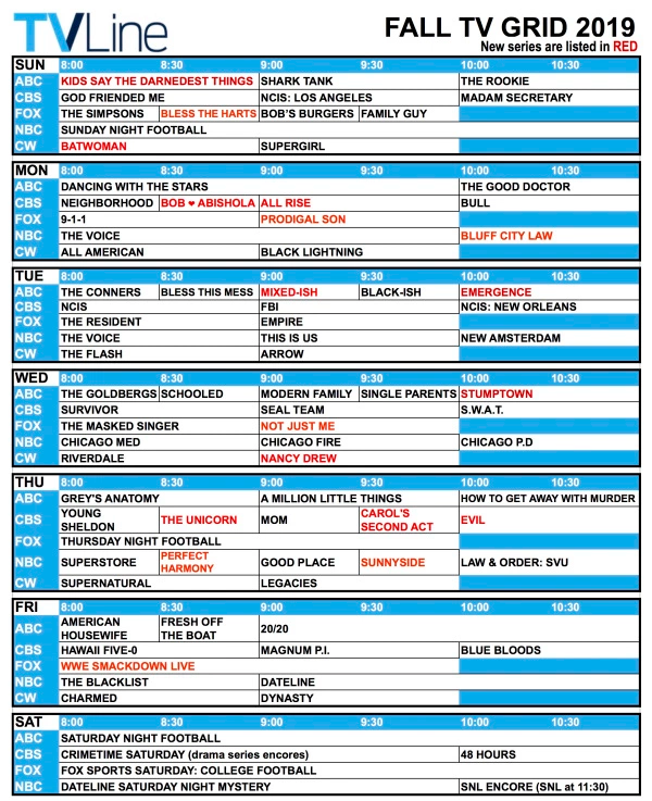 Abc Fall Schedule 2024 Lineup Tish Adriane