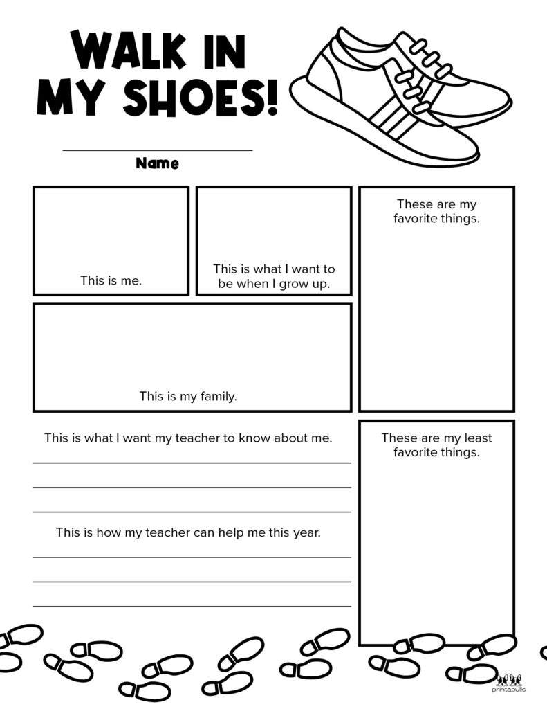 All About Me 4th Grade Printable