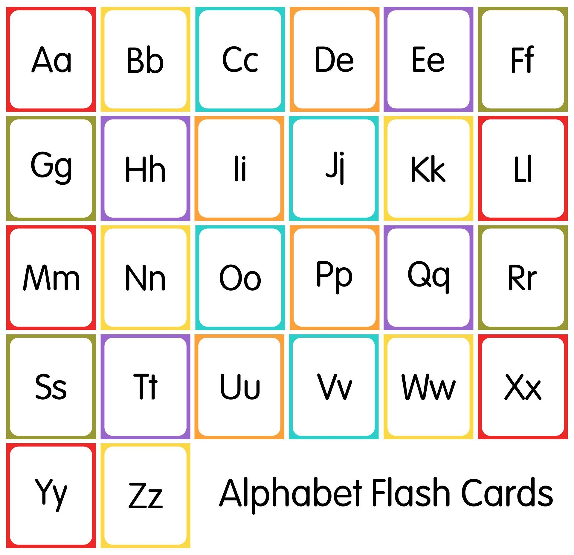 Alphabet Letters Upper And Lowercase Free Printable Printable Sight 