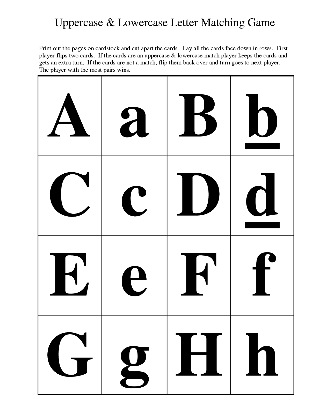 Alphabet Printables Upper And Lower Case